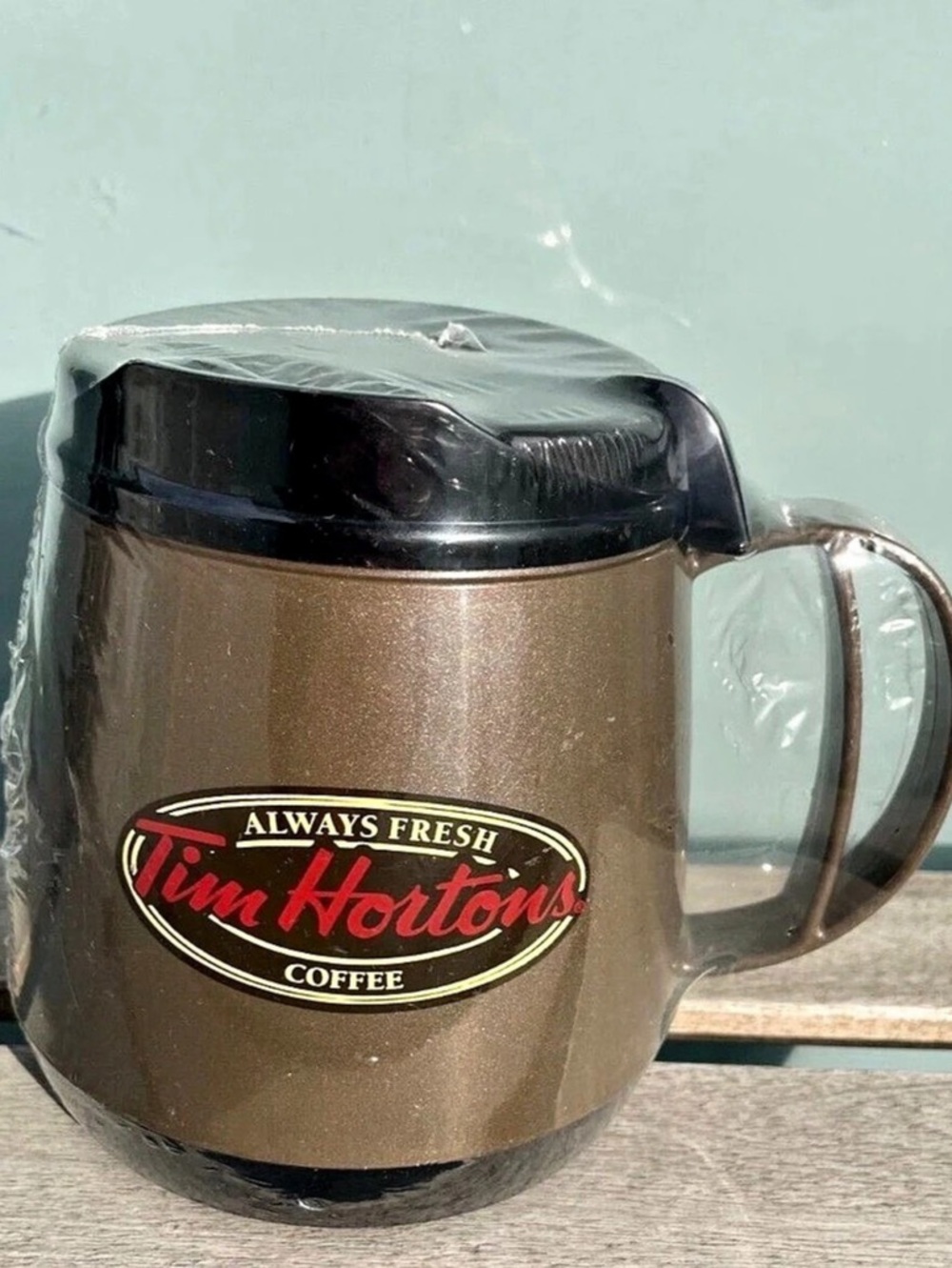 Tim Hortons Vintage Travel Mug NEW RARE